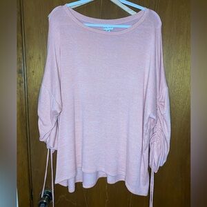 Ava & Viv Blush Knit Top 2x